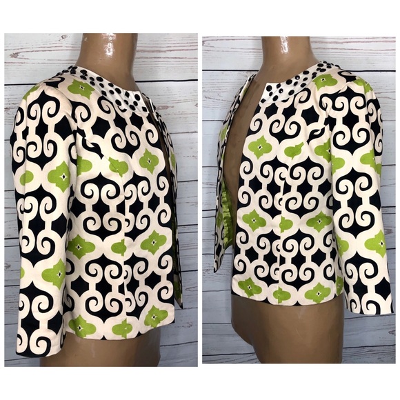 🌵Carol Little Retro 70’s Cropped Jacket W Gems - Picture 3 of 8